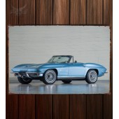 Металлическая табличка Corvette 327 L76 Convertible